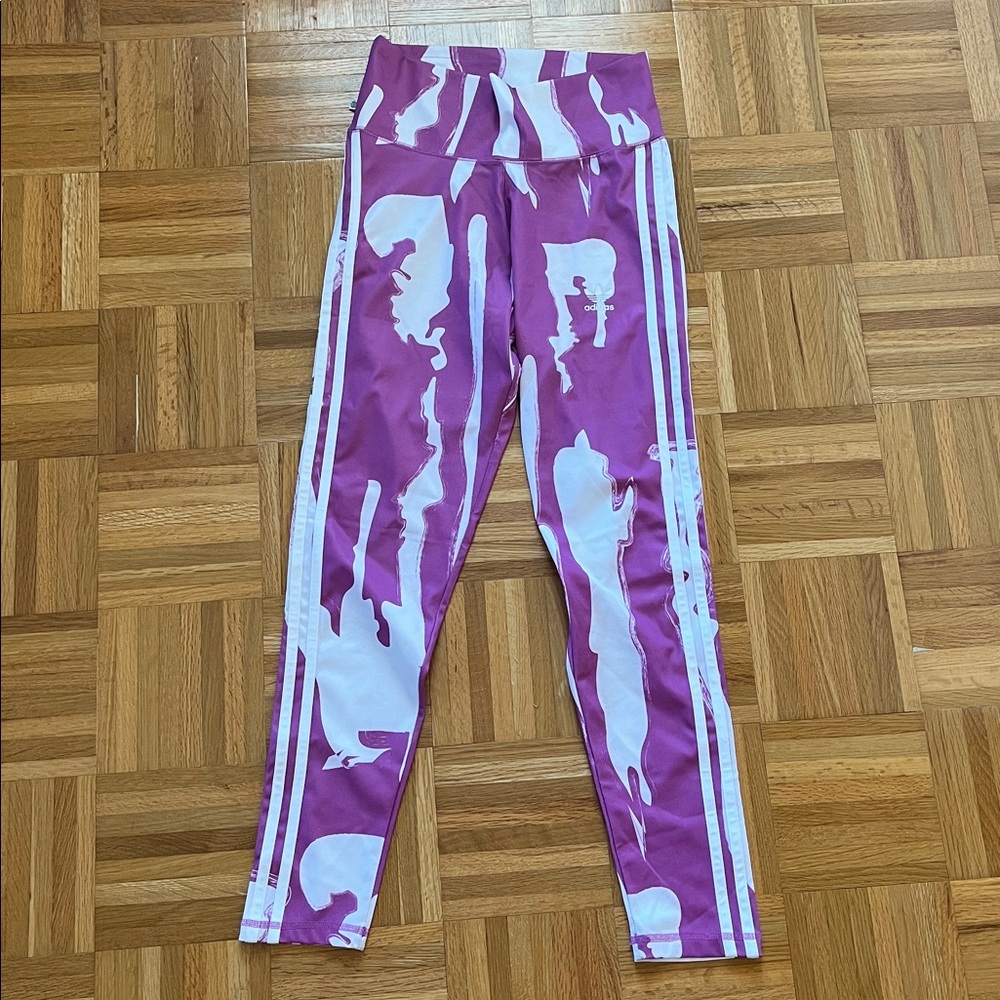 ADIDAS Originals x Thebe Magugu Crop Top & Leggings Athleisure / Training Set - Picture 6 of 12